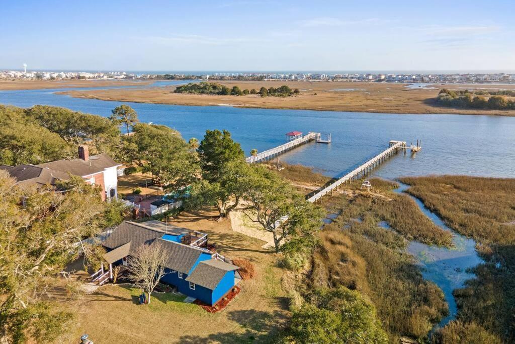 Dolphin Cove - Whole Waterfront House With Dock Villa Ocean Isle Beach Exterior photo